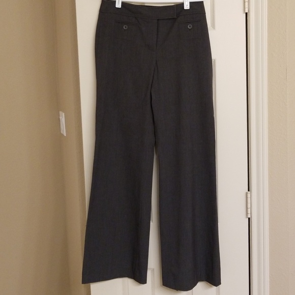 Ann Taylor Loft ANN fit - size 2 charcoal slacks - Picture 7 of 8